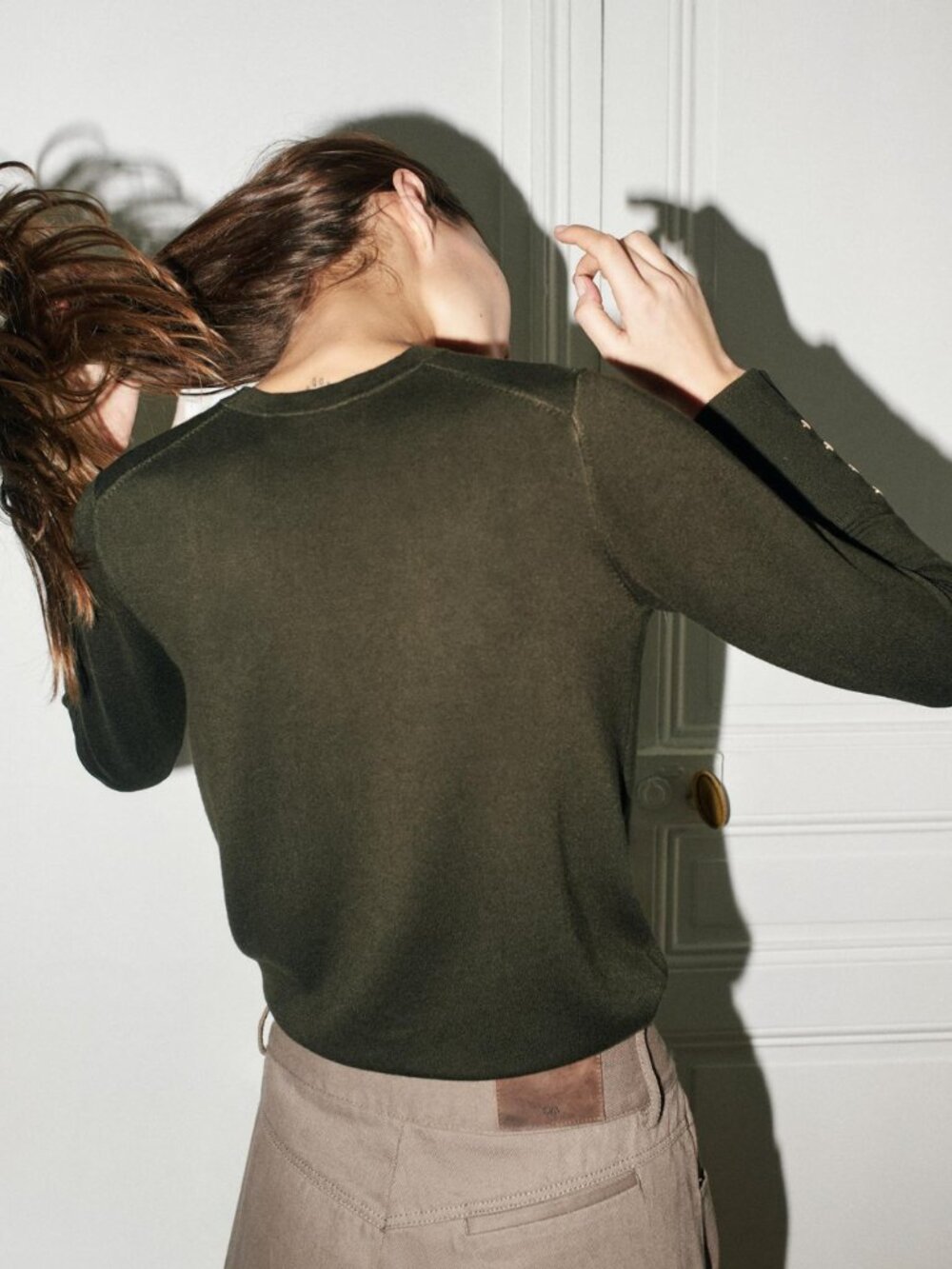 ZARA Basic Plain Knit Sweater - Picture 2 of 10